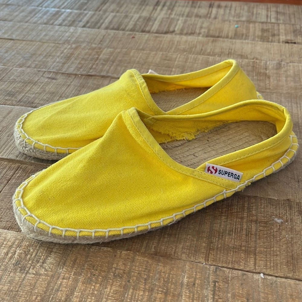 Superga | espadrilles | yellow | women’s size 8
